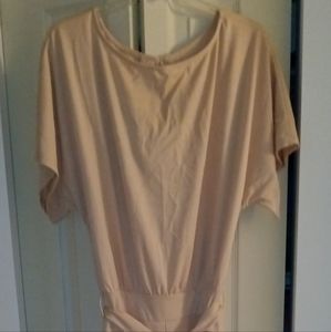 Cream Jumpsuit Size L